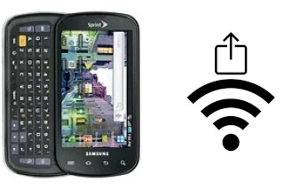 Générer un QR code avec la clé Wifi sur un Samsung Epic 4G