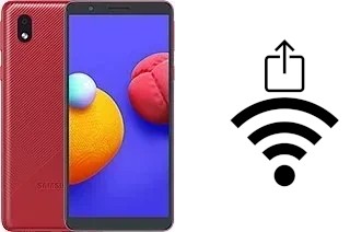 Générer un QR code avec la clé Wifi sur un Samsung Galaxy M01 Core