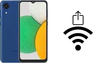 Générer un QR code avec la clé Wifi sur un Samsung Galaxy A03 Core