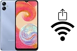 Générer un QR code avec la clé Wifi sur un Samsung Galaxy A04e