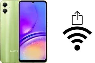 Générer un QR code avec la clé Wifi sur un Samsung Galaxy A05