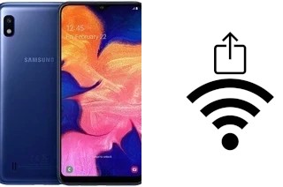 Générer un QR code avec la clé Wifi sur un Samsung Galaxy A10