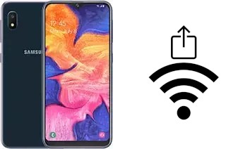 Générer un QR code avec la clé Wifi sur un Samsung Galaxy A10e