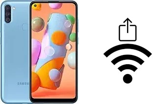 Générer un QR code avec la clé Wifi sur un Samsung Galaxy A11