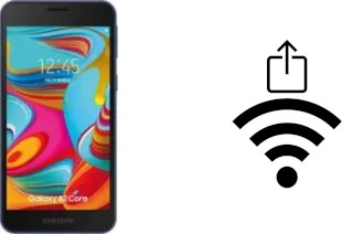 Comment générer un QR code avec le clé de sécurité réseau Wifi sur un Samsung Galaxy A2 Core