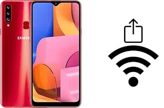 Générer un QR code avec la clé Wifi sur un Samsung Galaxy A20s