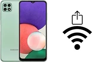 Générer un QR code avec la clé Wifi sur un Samsung Galaxy A22 5G