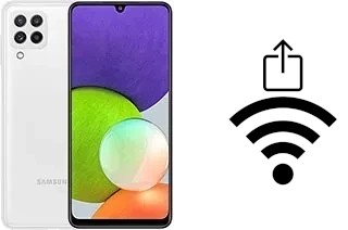 Générer un QR code avec la clé Wifi sur un Samsung Galaxy A22