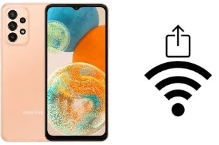 Générer un QR code avec la clé Wifi sur un Samsung Galaxy A23 5G