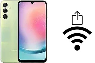 Générer un QR code avec la clé Wifi sur un Samsung Galaxy A24 4G