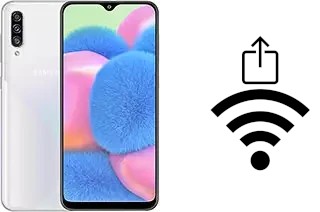 Générer un QR code avec la clé Wifi sur un Samsung Galaxy A30s