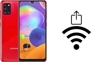 Générer un QR code avec la clé Wifi sur un Samsung Galaxy A31