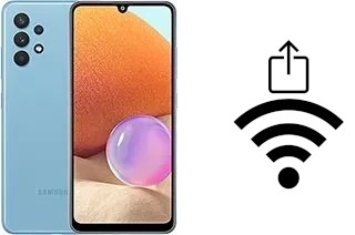 Générer un QR code avec la clé Wifi sur un Samsung Galaxy A32