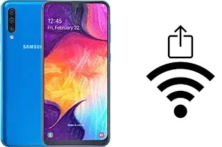 Générer un QR code avec la clé Wifi sur un Samsung Galaxy A50