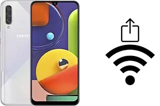 Générer un QR code avec la clé Wifi sur un Samsung Galaxy A50s