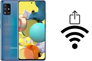 Générer un QR code avec la clé Wifi sur un Samsung Galaxy A51 5G UW