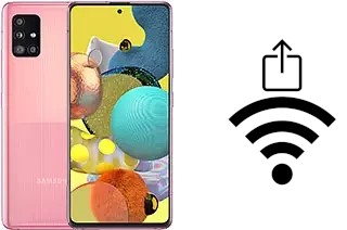 Générer un QR code avec la clé Wifi sur un Samsung Galaxy A51 5G