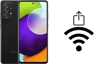 Générer un QR code avec la clé Wifi sur un Samsung Galaxy A52