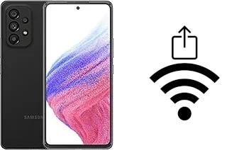 Générer un QR code avec la clé Wifi sur un Samsung Galaxy A53 5G