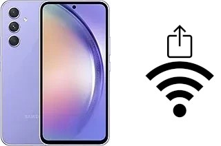 Générer un QR code avec la clé Wifi sur un Samsung Galaxy A54