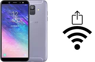 Générer un QR code avec la clé Wifi sur un Samsung Galaxy A6 (2018)