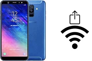 Générer un QR code avec la clé Wifi sur un Samsung Galaxy A6+ (2018)