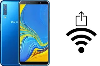 Générer un QR code avec la clé Wifi sur un Samsung Galaxy A7 (2018)