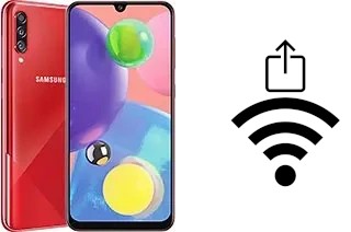 Générer un QR code avec la clé Wifi sur un Samsung Galaxy A70s