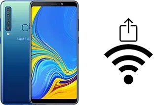 Générer un QR code avec la clé Wifi sur un Samsung Galaxy A9 (2018)