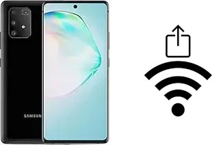 Générer un QR code avec la clé Wifi sur un Samsung Galaxy A91