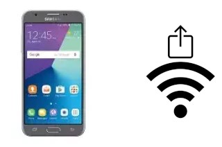 Générer un QR code avec la clé Wifi sur un Samsung Galaxy Amp Prime 2