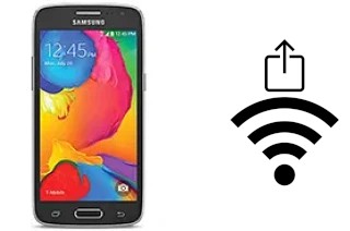 Générer un QR code avec la clé Wifi sur un Samsung Galaxy Avant