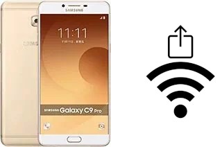 Générer un QR code avec la clé Wifi sur un Samsung Galaxy C9 Pro