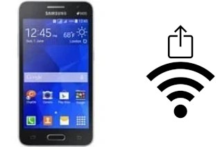 Générer un QR code avec la clé Wifi sur un Samsung Galaxy Core 2 Duos