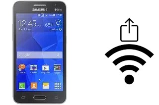 Générer un QR code avec la clé Wifi sur un Samsung Galaxy Core 2