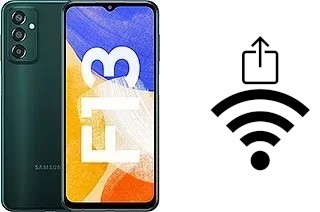 Générer un QR code avec la clé Wifi sur un Samsung Galaxy F13