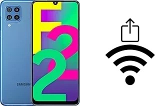 Générer un QR code avec la clé Wifi sur un Samsung Galaxy F22