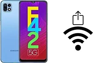 Générer un QR code avec la clé Wifi sur un Samsung Galaxy F42 5G