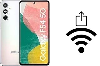 Générer un QR code avec la clé Wifi sur un Samsung Galaxy F54