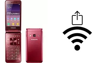 Générer un QR code avec la clé Wifi sur un Samsung Galaxy Folder2