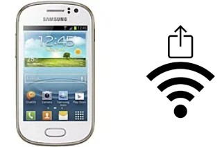 Générer un QR code avec la clé Wifi sur un Samsung Galaxy Fame S6810