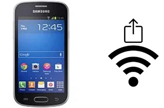 Générer un QR code avec la clé Wifi sur un Samsung Galaxy Fresh S7390