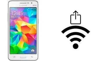 Générer un QR code avec la clé Wifi sur un Samsung Galaxy Grand Prime