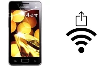 Générer un QR code avec la clé Wifi sur un Samsung Galaxy I8250