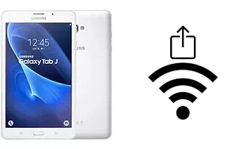 Générer un QR code avec la clé Wifi sur un Samsung Galaxy Tab J