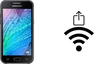 Générer un QR code avec la clé Wifi sur un Samsung Galaxy J1 mini