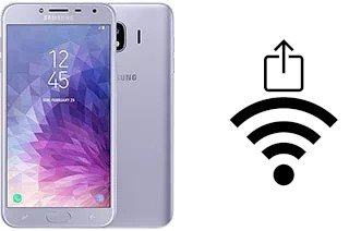 Générer un QR code avec la clé Wifi sur un Samsung Galaxy J4