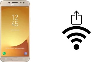 Générer un QR code avec la clé Wifi sur un Samsung Galaxy J5 Pro