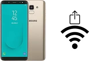 Générer un QR code avec la clé Wifi sur un Samsung Galaxy J6