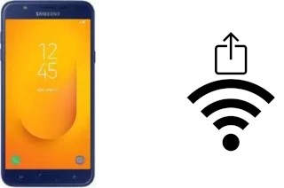 Générer un QR code avec la clé Wifi sur un Samsung Galaxy J7 Duo (2018)